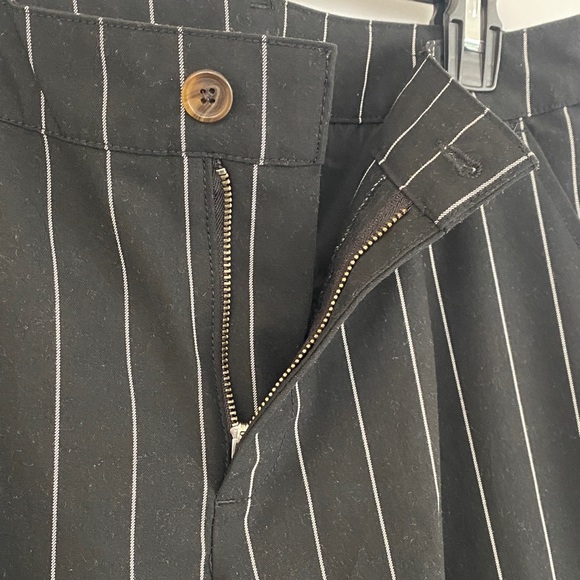 Classic Black Striped Women's Pants - Picture 5 of 7